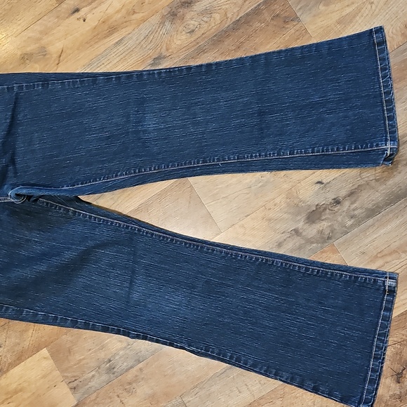 👖Calvin Klein Jeans Dark Blue Flare Women's Jeans - Picture 4 of 9